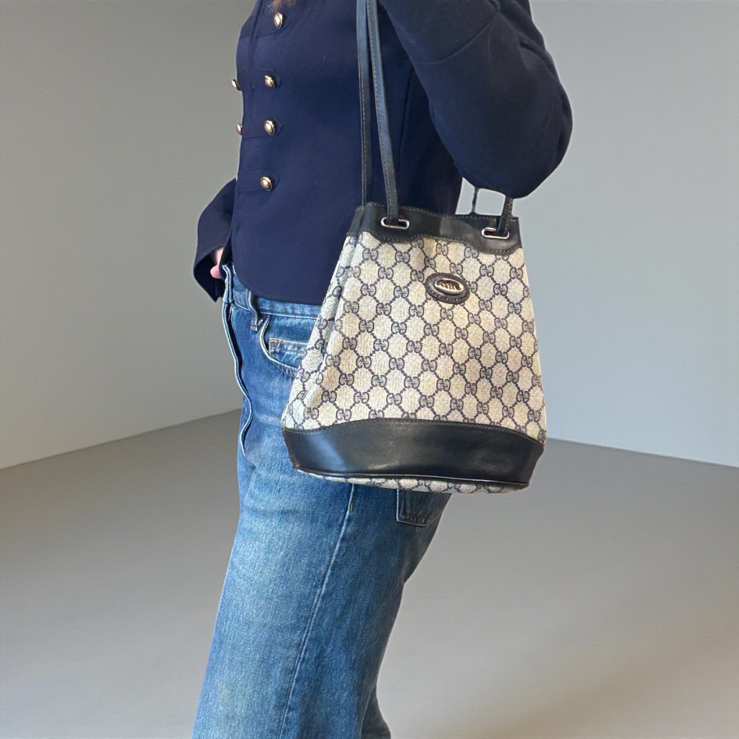 Vintage Gucci Mini Bucket Bag| 1980s