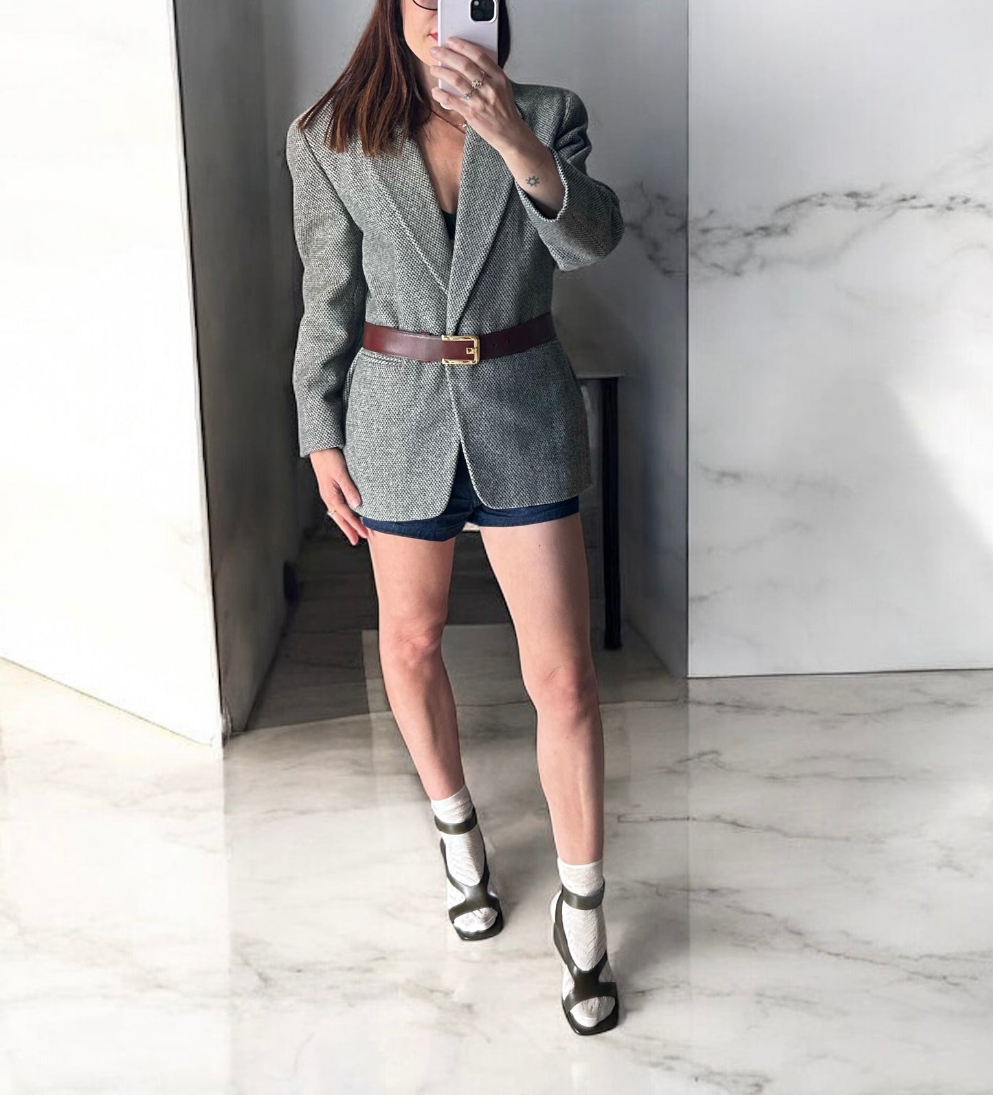 1990’S Prada Leather Belt