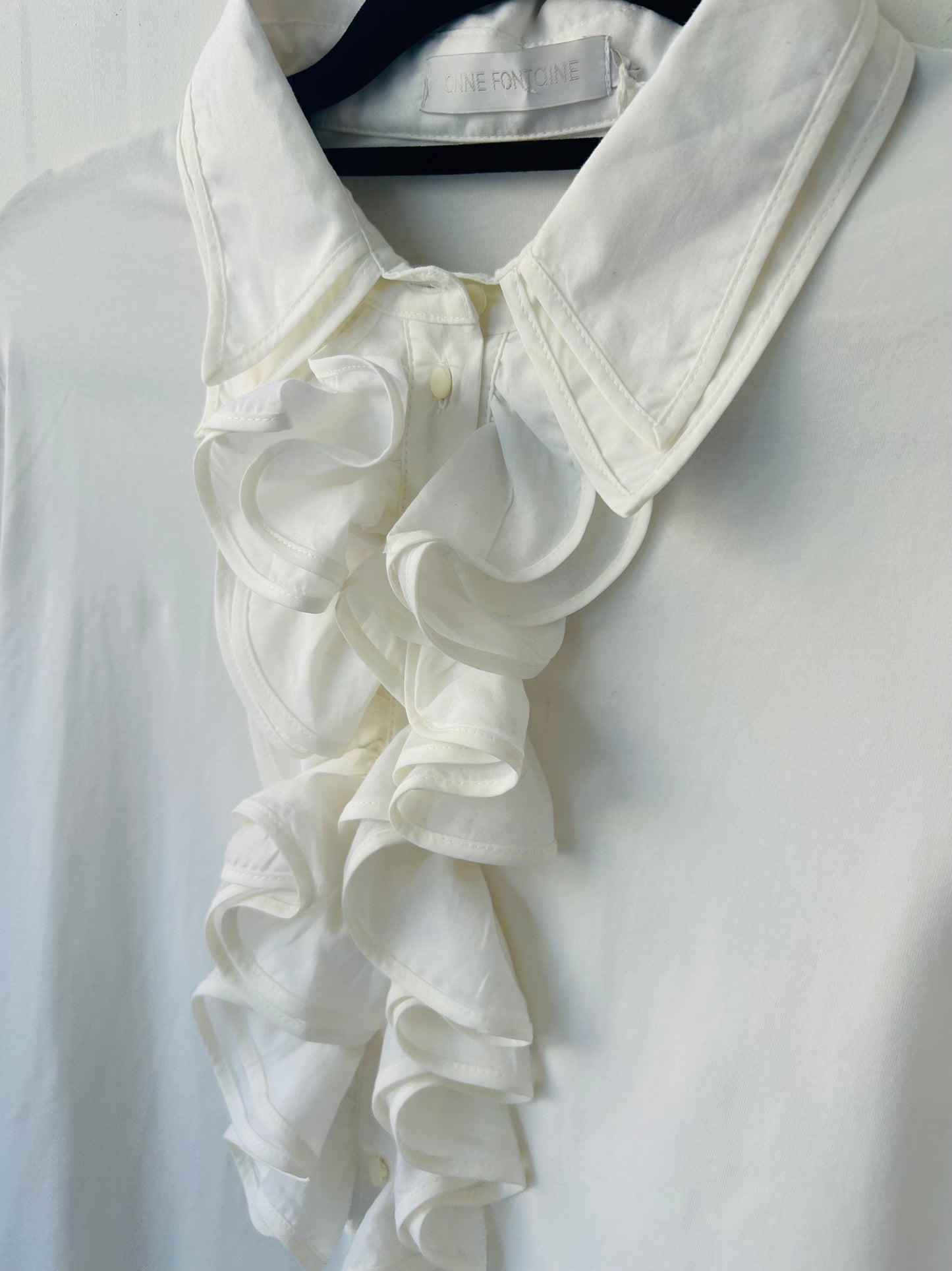 Anne Fontaine ruffles blouse