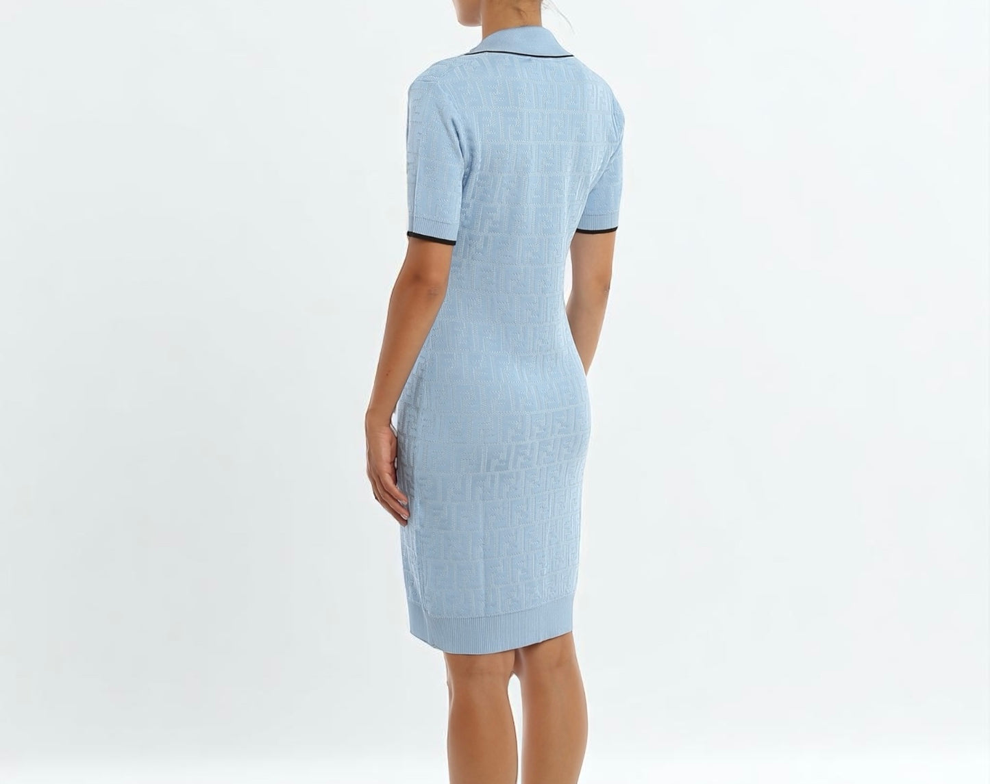 Fendi knit polo dress