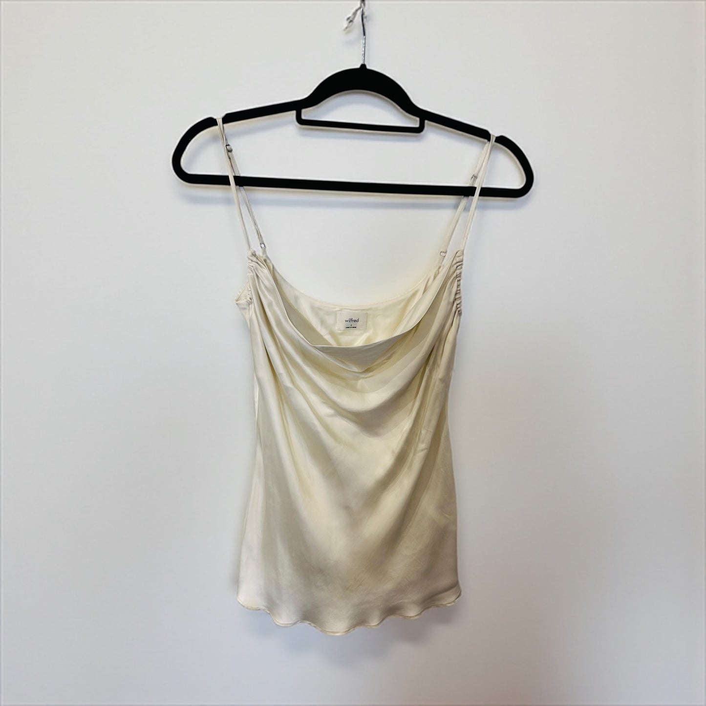 Wilfred Satin Ivory Cowl Neck Camisole