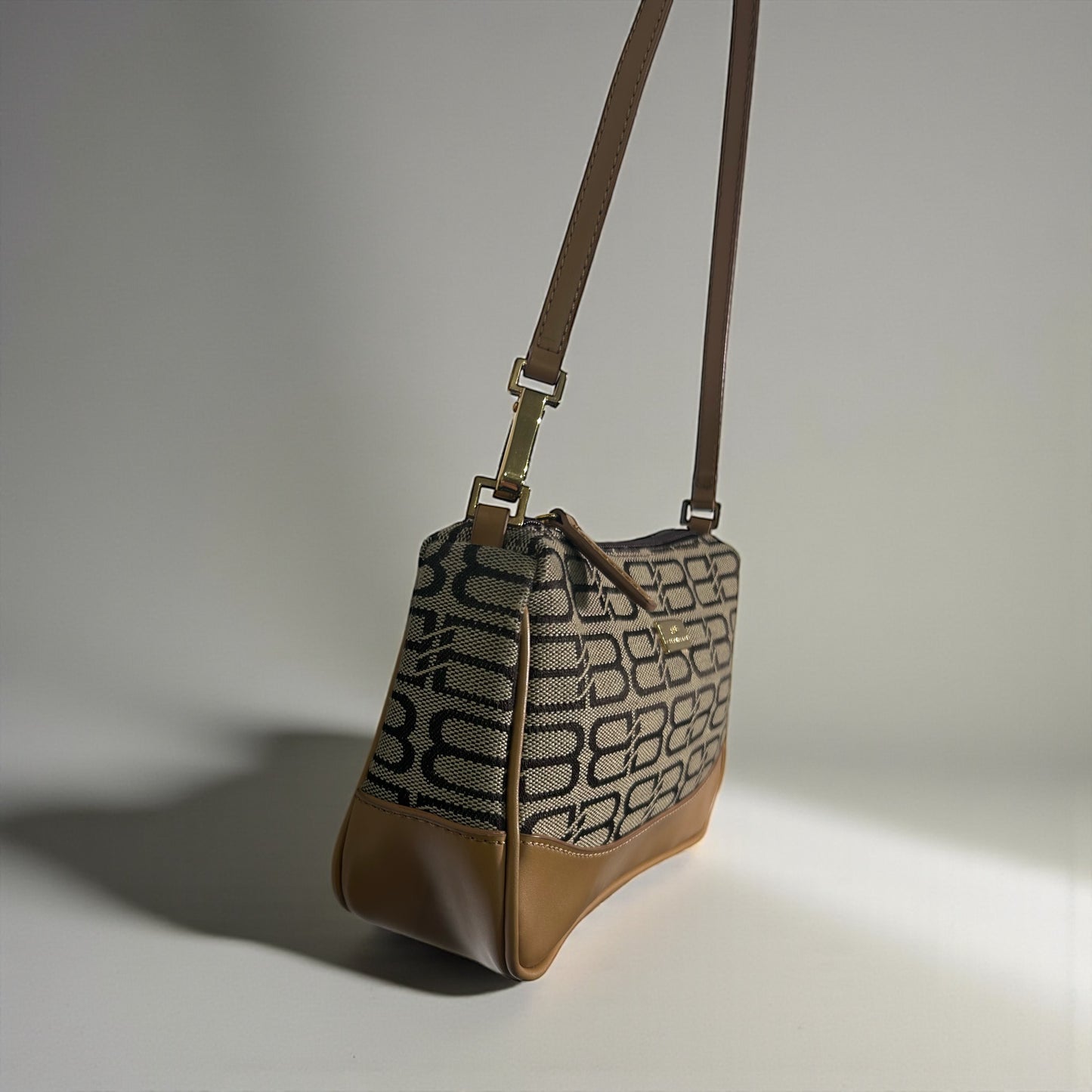 Vintage Balenciaga Monogram Shoulder Bag