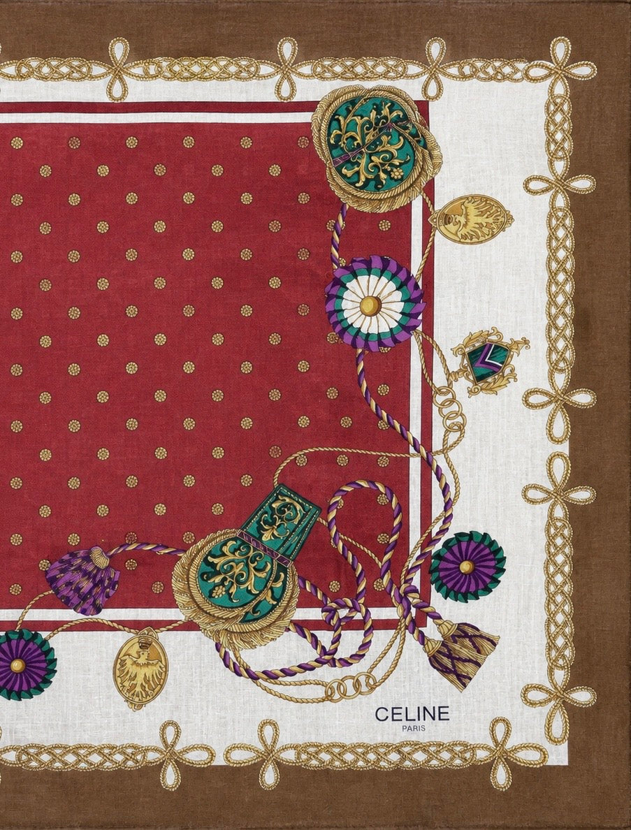 Vintage Celine Handkerchief