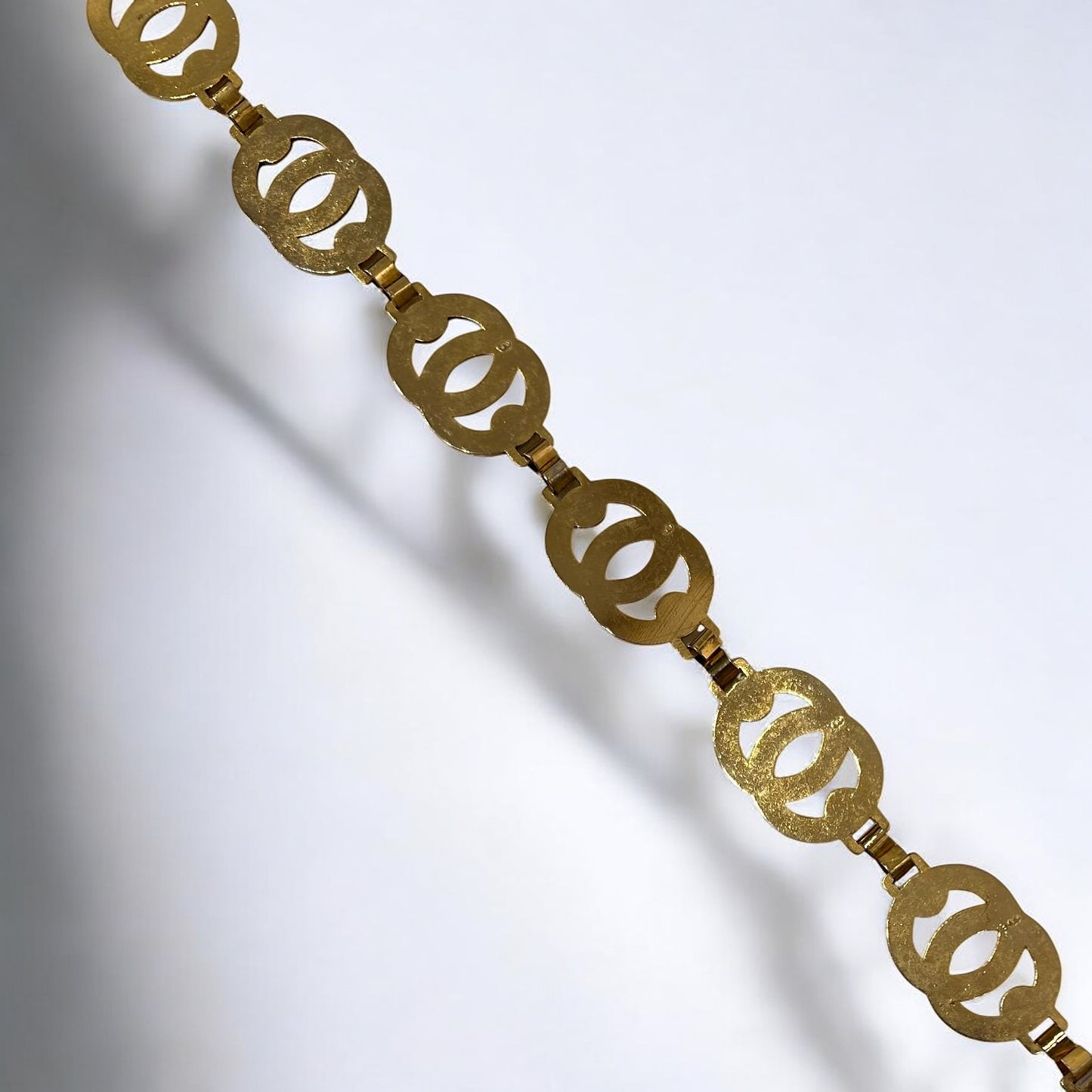 Vintage gold tone Chain belt