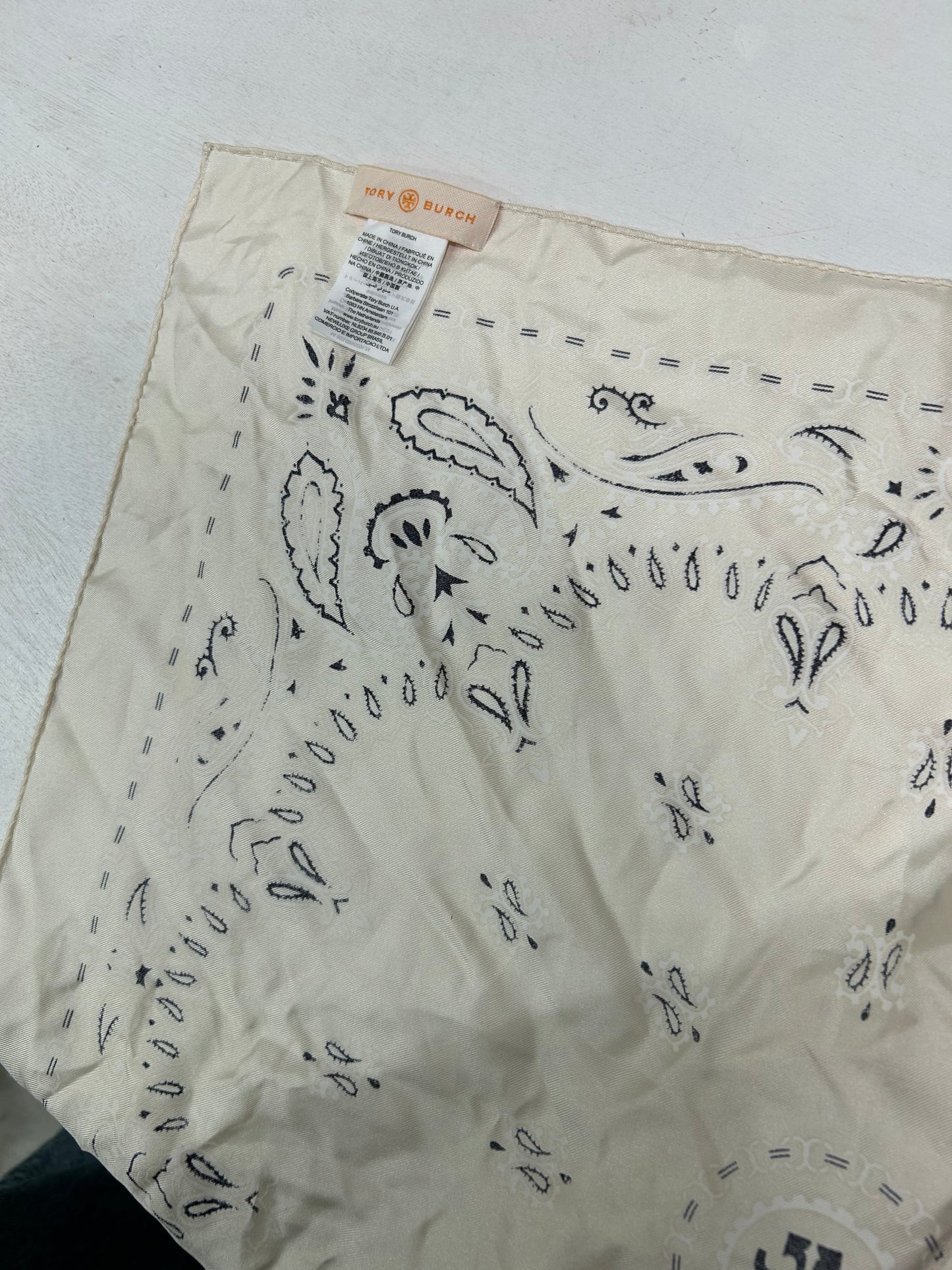 Tory Burch silk handkerchief