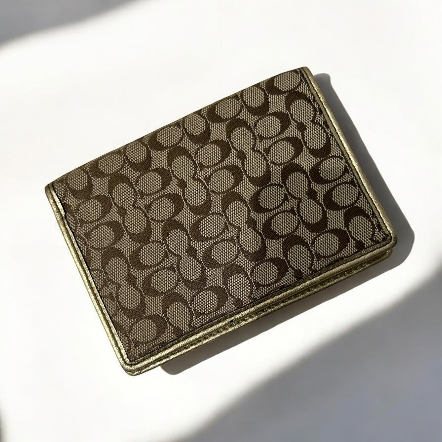 Vintage Coach Monogram wallet