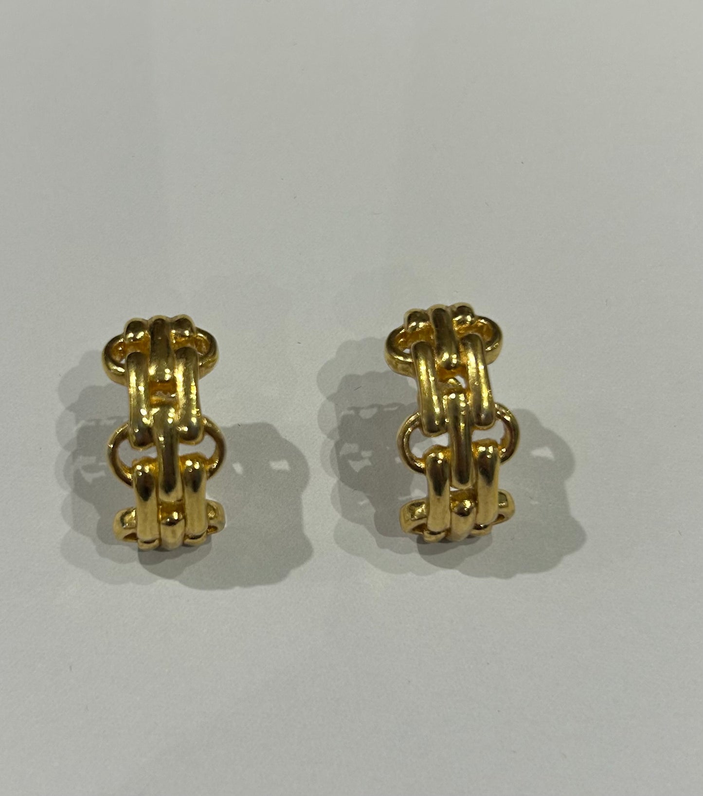 Vintage Christian Dior half moon earrings