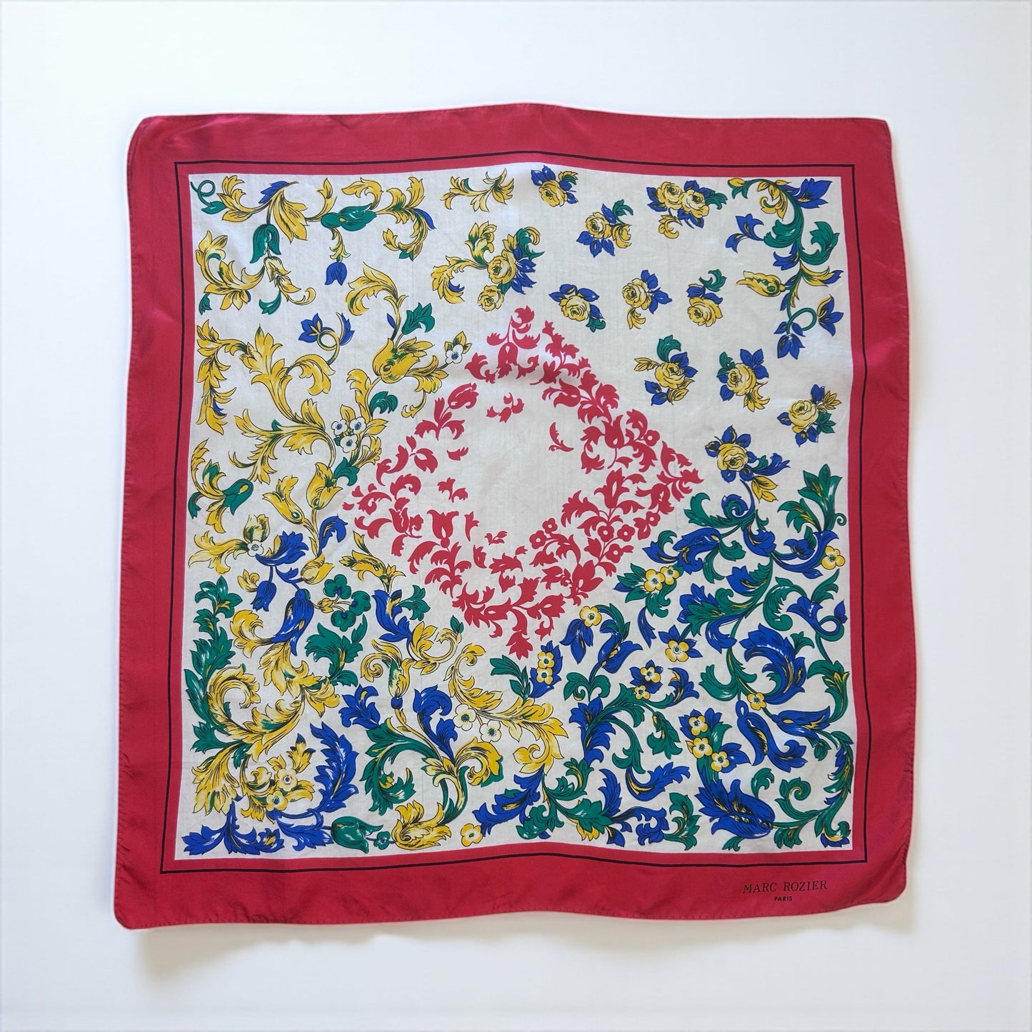 Vintage Marc Rozier Silk Scarf