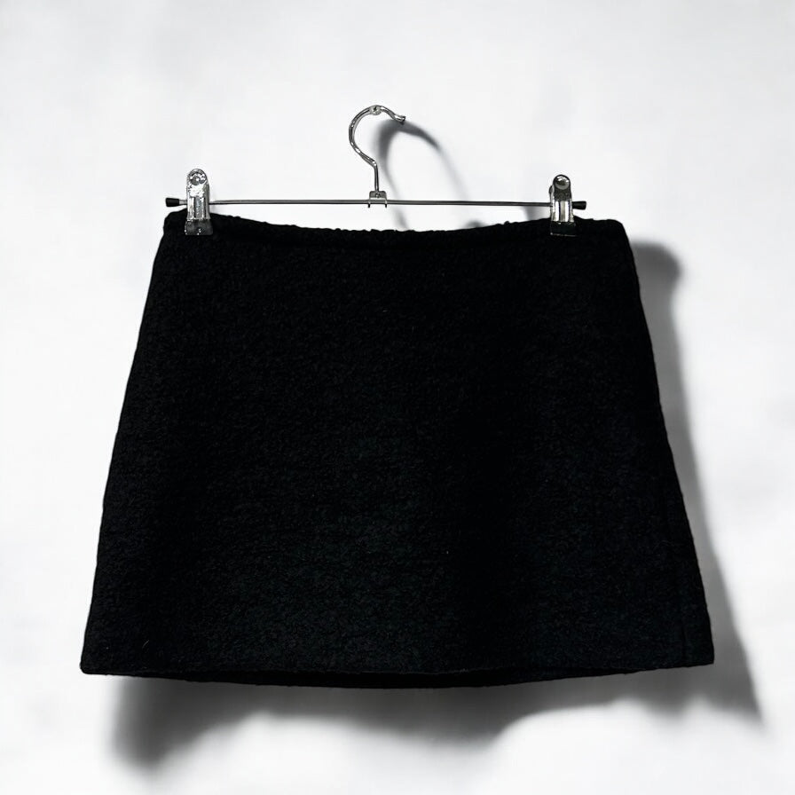 Prada wool mini skirt