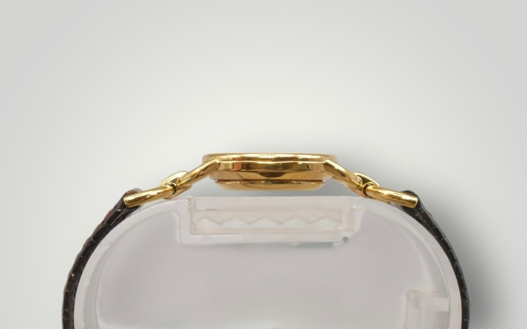 90’s Gucci Round Gold Watch