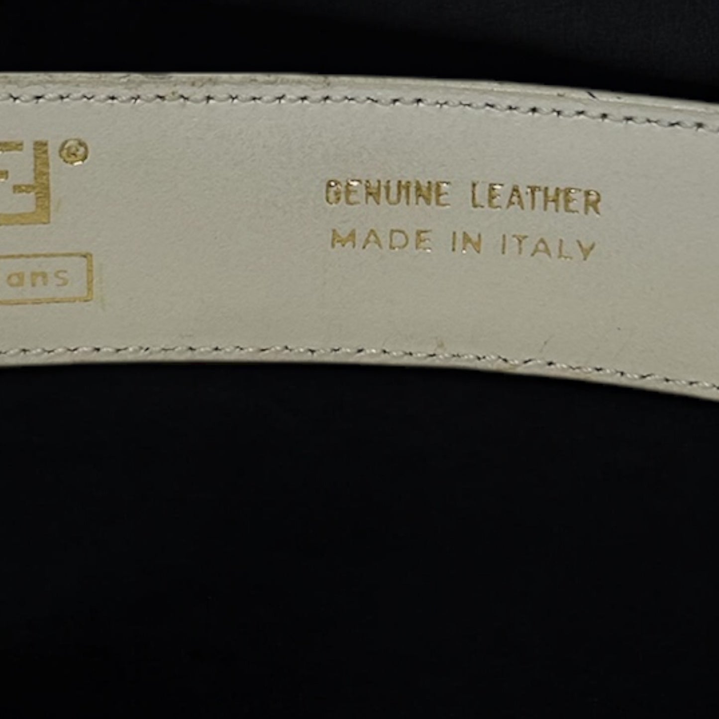 Vintage FENDI JEANS leather belt