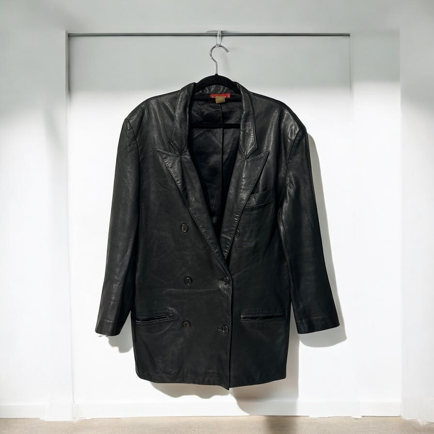 Vintage Black leather jacket
