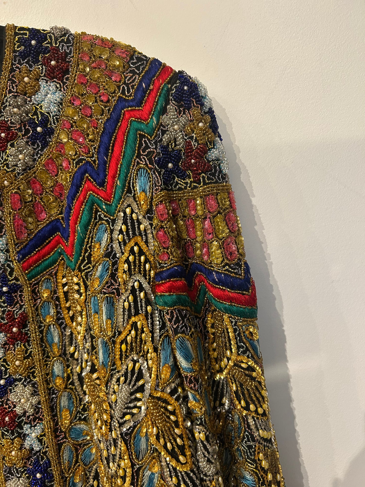 Vintage hand made beaded jacket