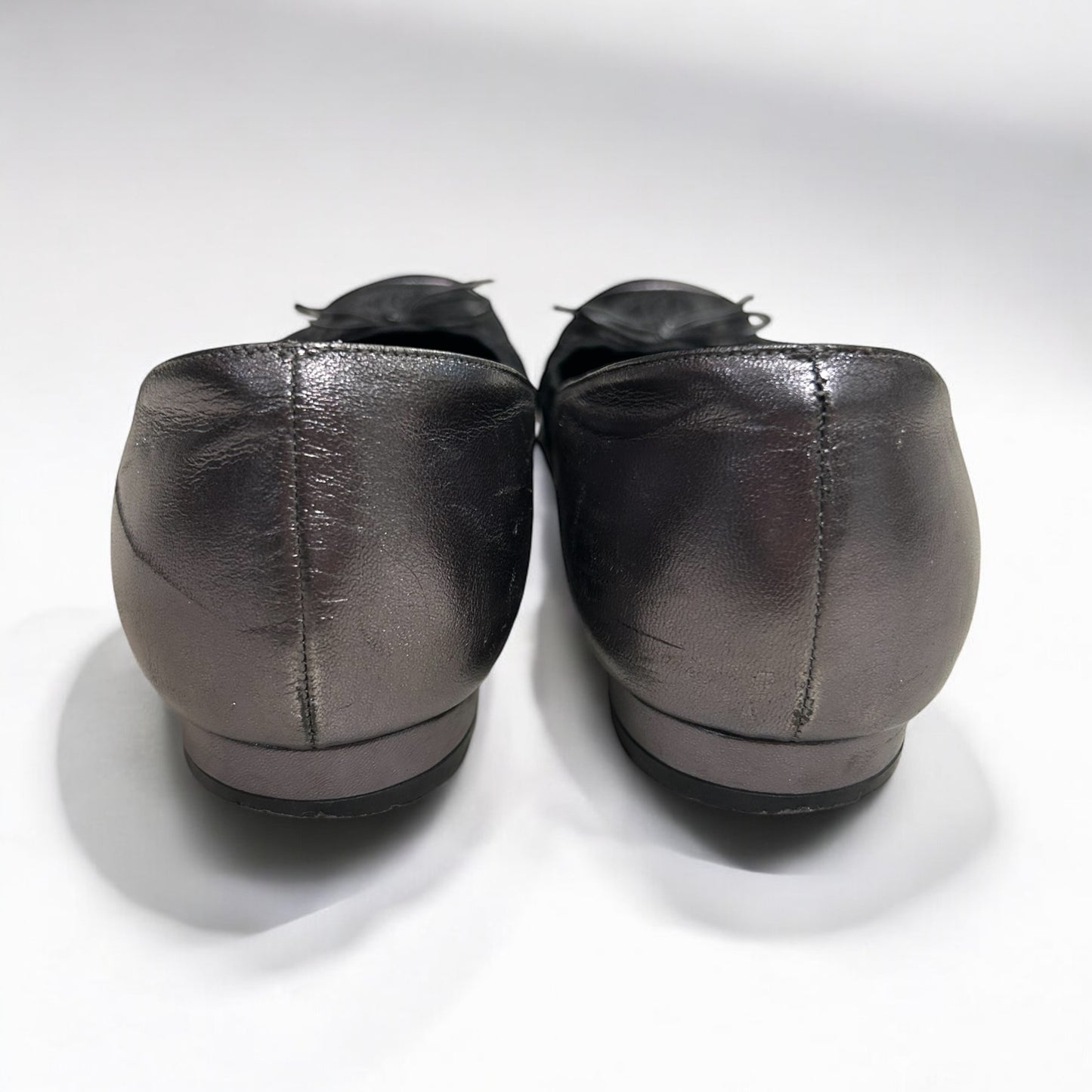 Chanel leather ballet flats