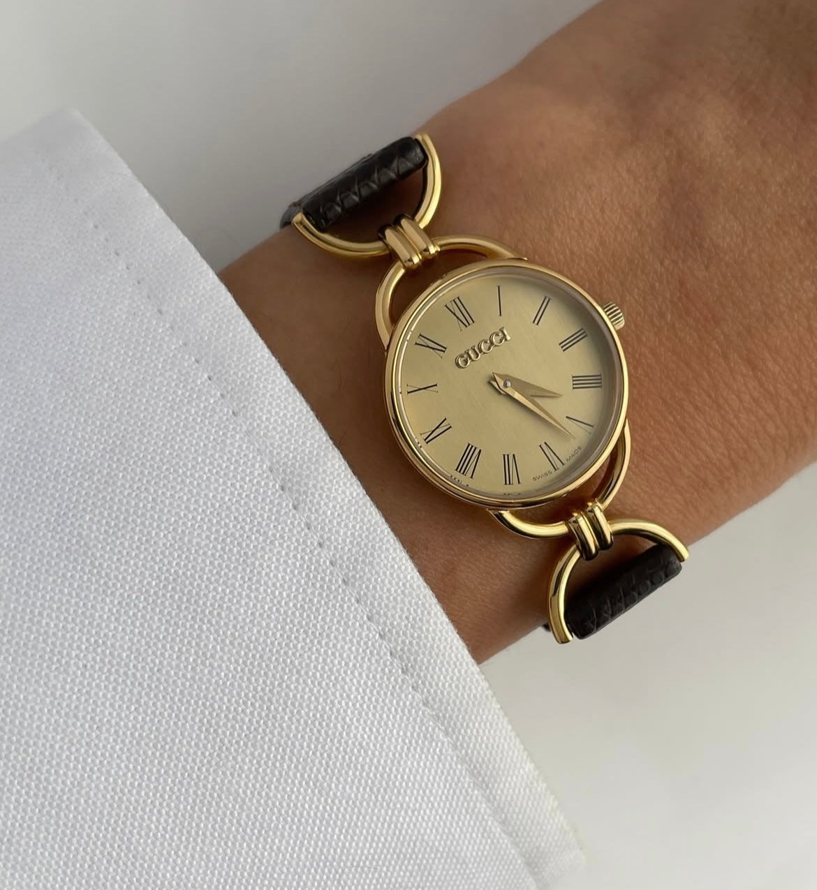 90’s Gucci Round Gold Watch