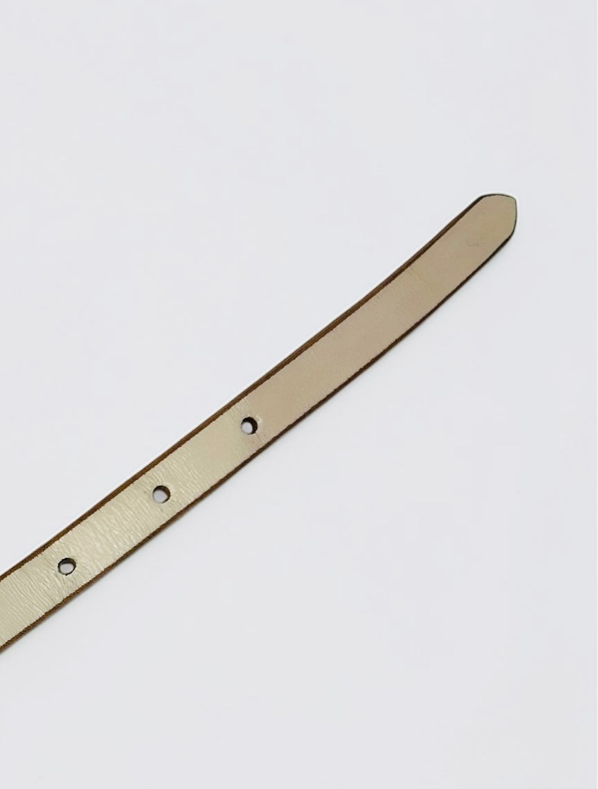 Vintage Saint Laurent Slim Leather Belt| 2000׳s