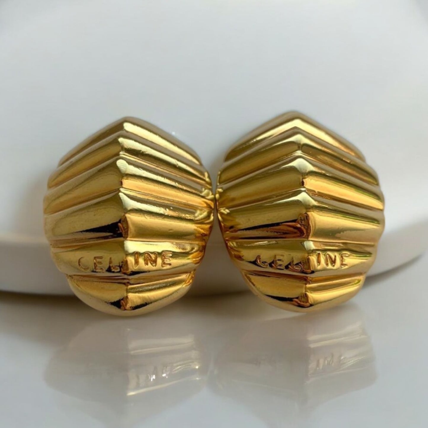 Vintage Celine statement earrings