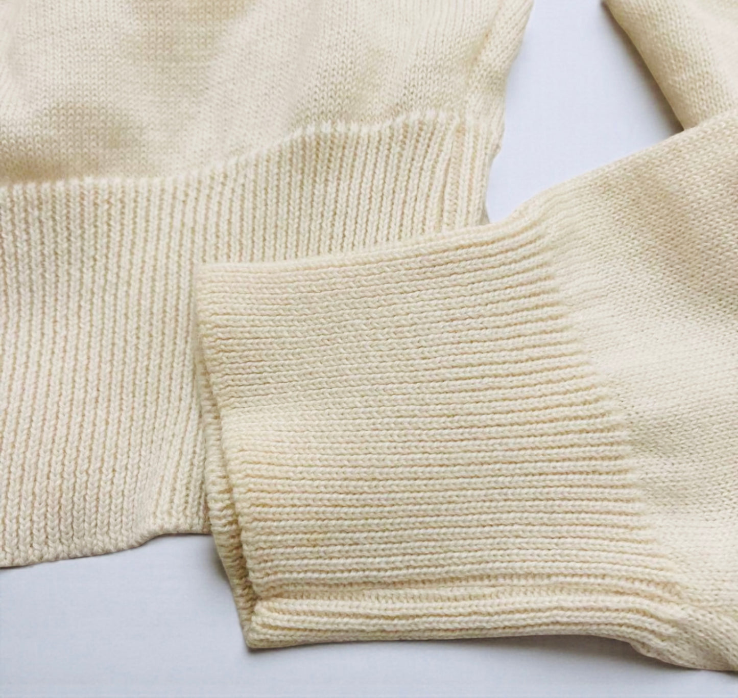 Vintage Yves Saint Laurent Cream Cardigan
