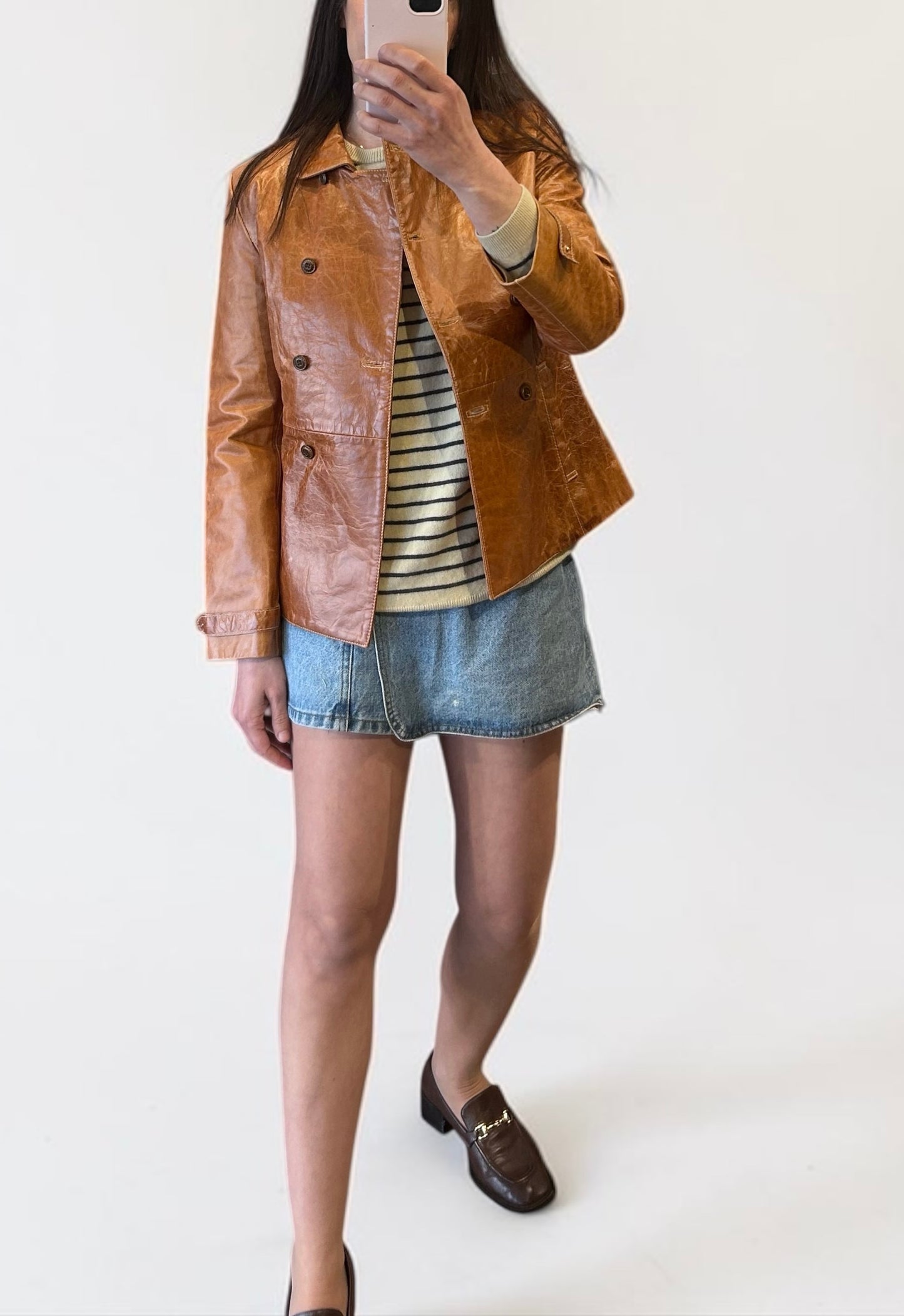 Vintage Tailored Leather Jacket