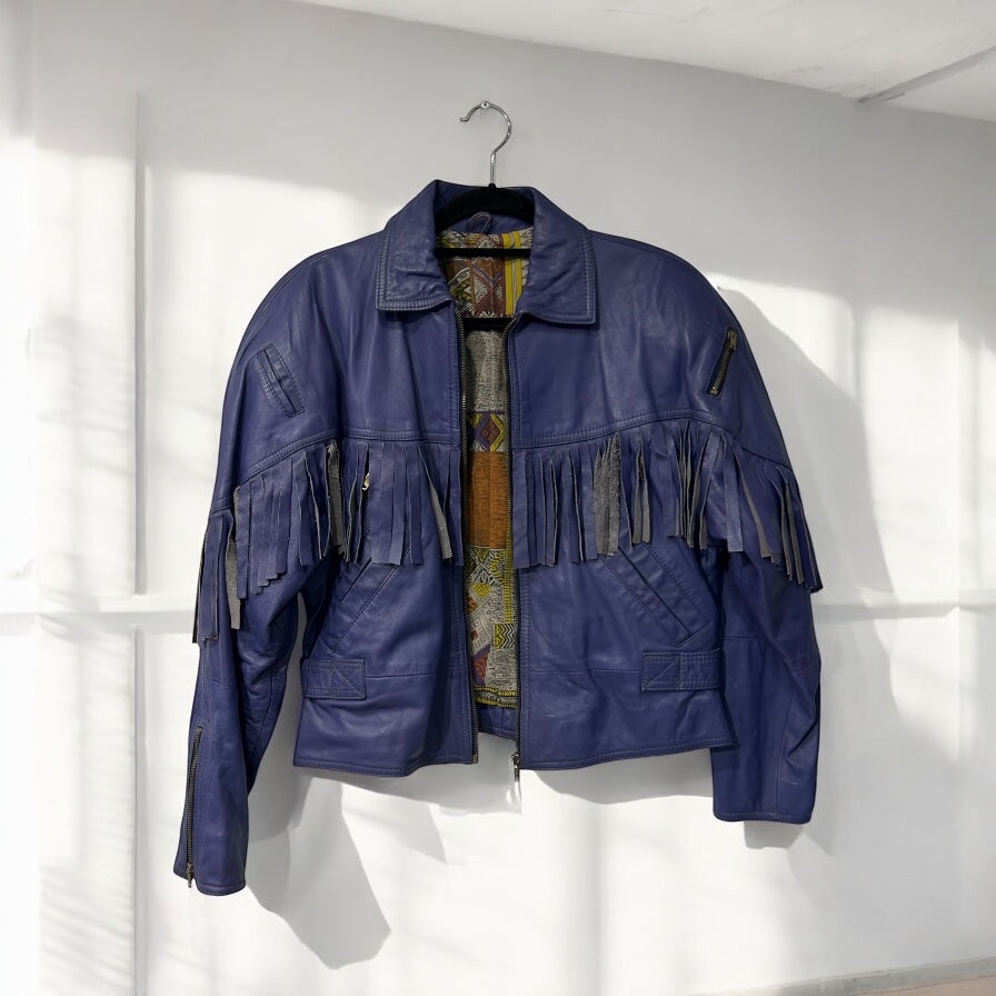 80’s Fringe Leather jacket