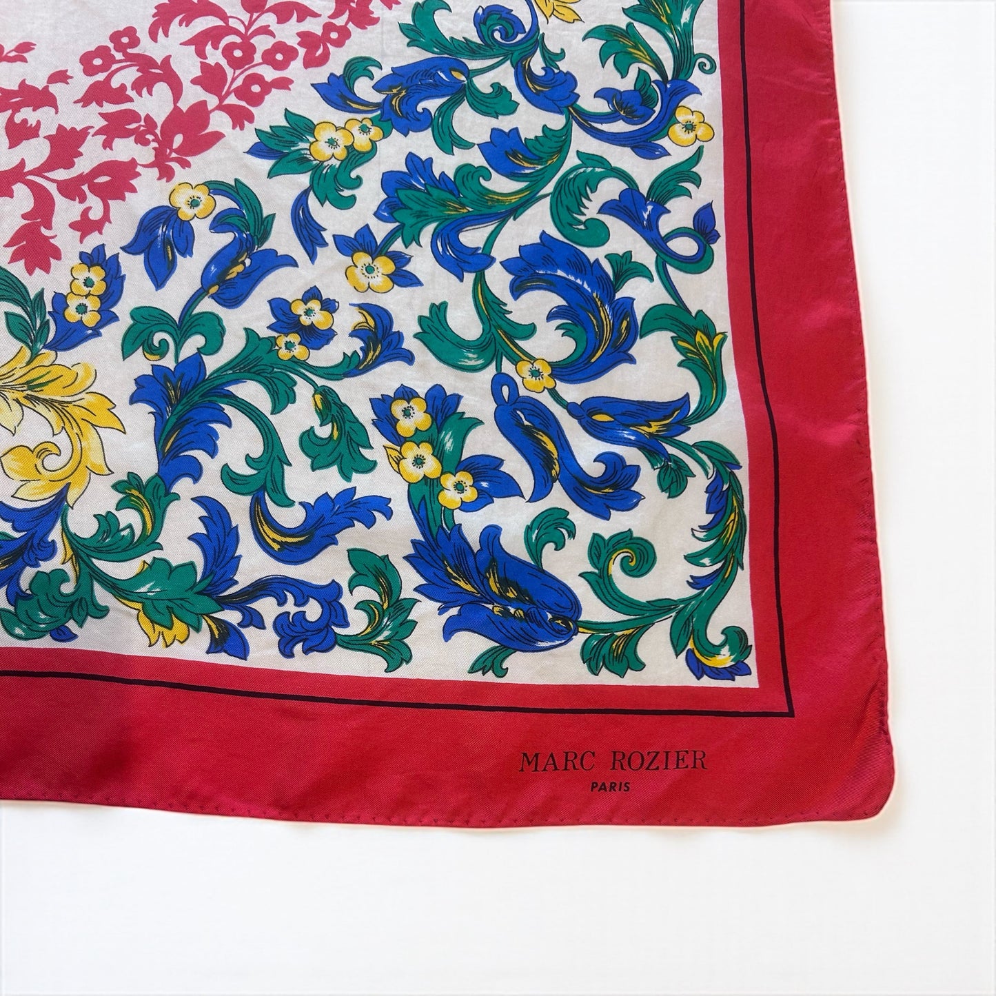 Vintage Marc Rozier Silk Scarf