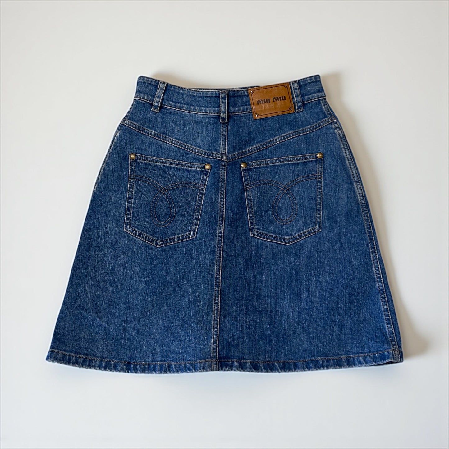 2000’s Miu Miu Denim Mini Skirt