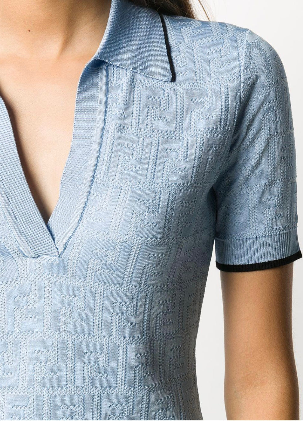 Fendi knit polo dress