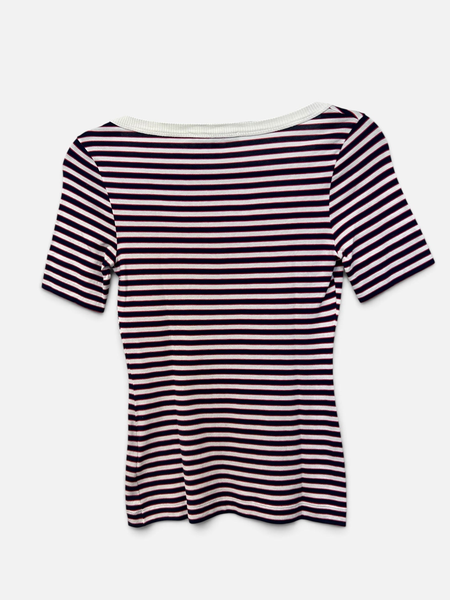 Gucci Embroidered Striped Cotton Top| 2008