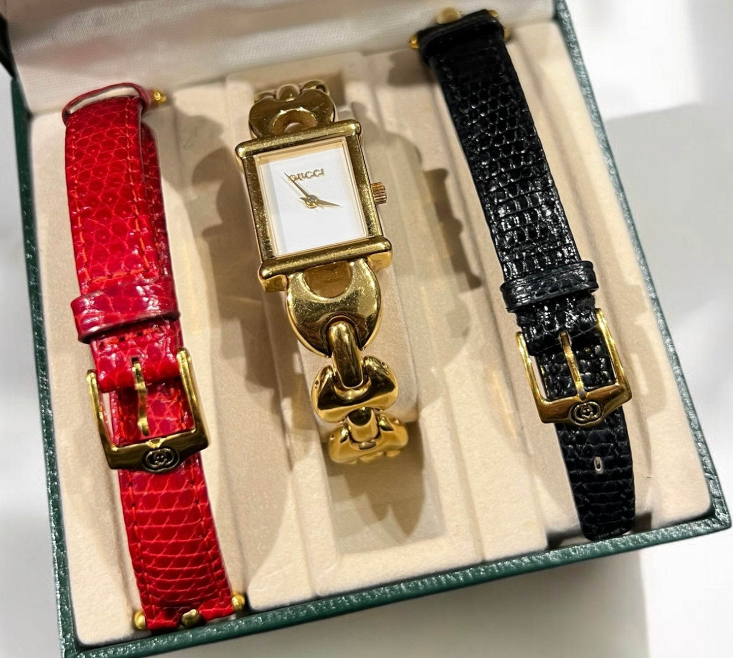 Vintage Gucci interchangeable strap watch
