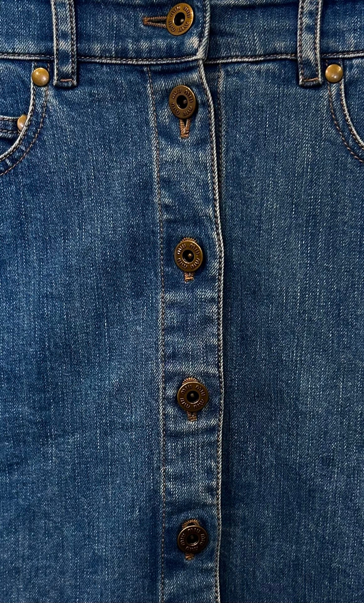 2000’s Miu Miu Denim Mini Skirt