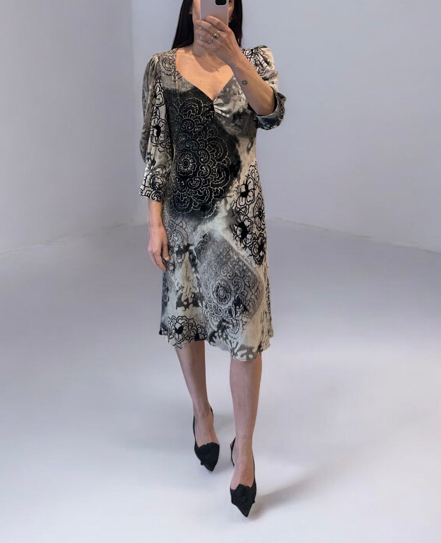 Vintage John Galliano Printed Dress