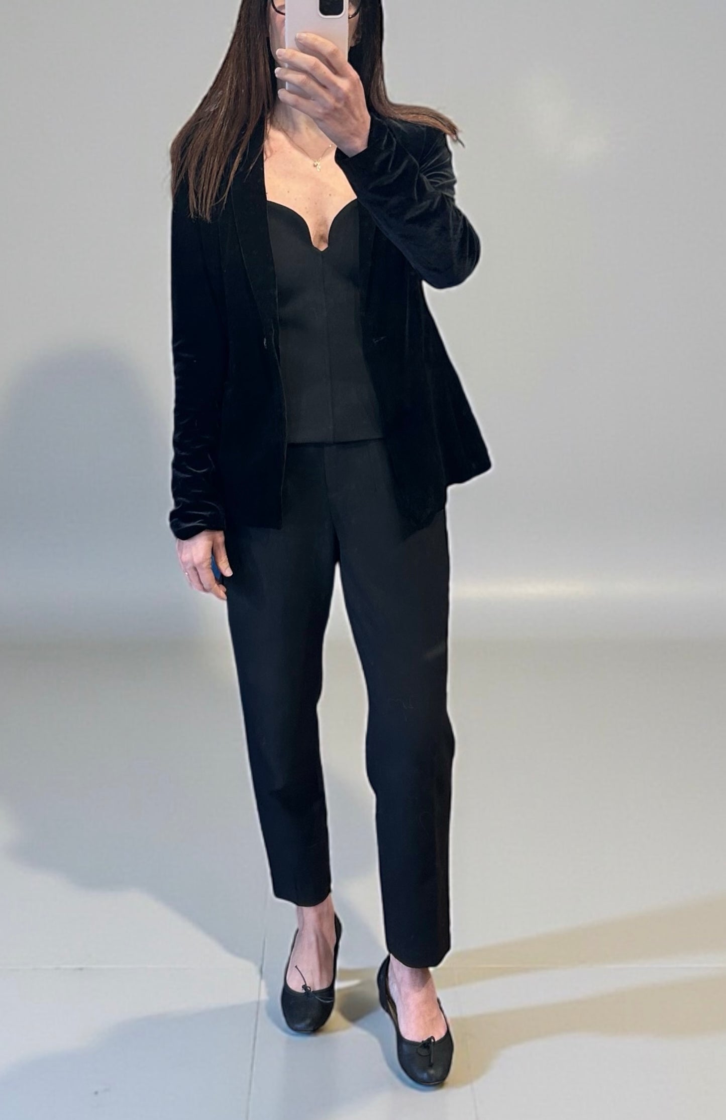 Vintage s.Oliver Black Velvet Blazer