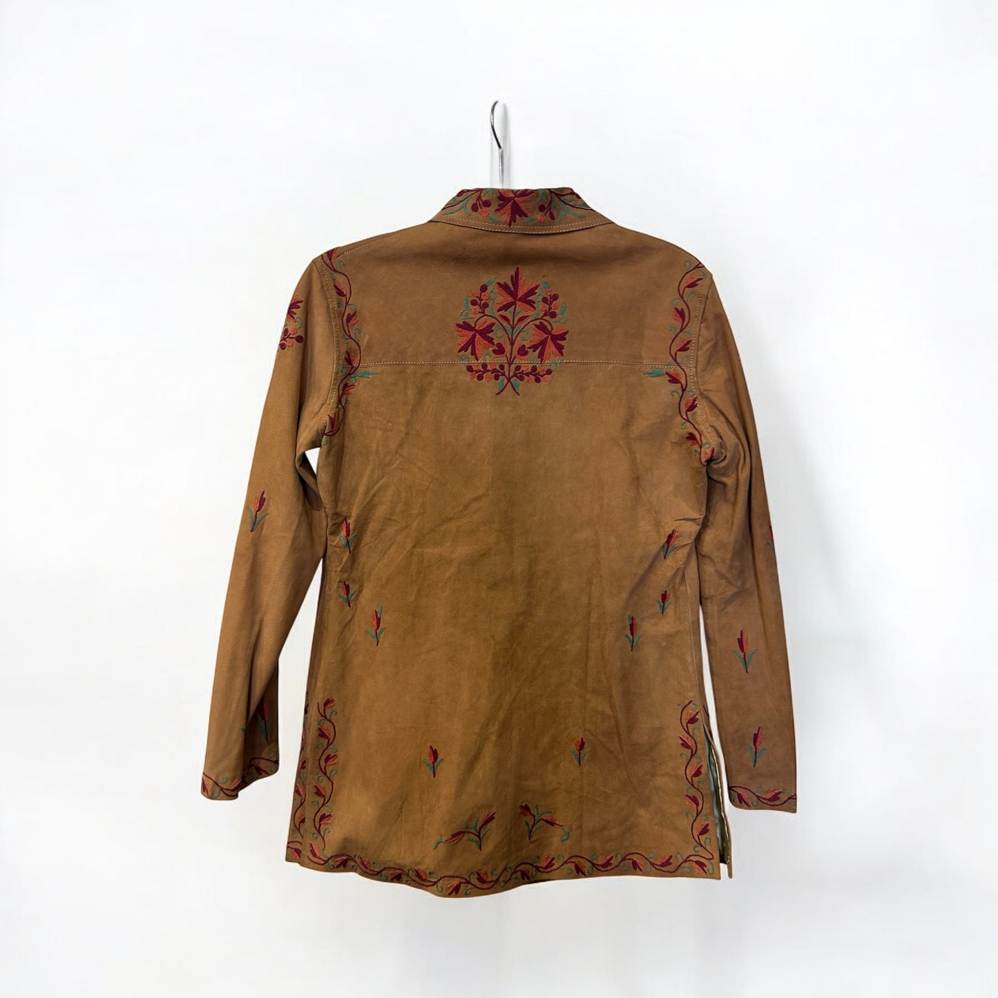 Vintage Embroidered Suede jacket