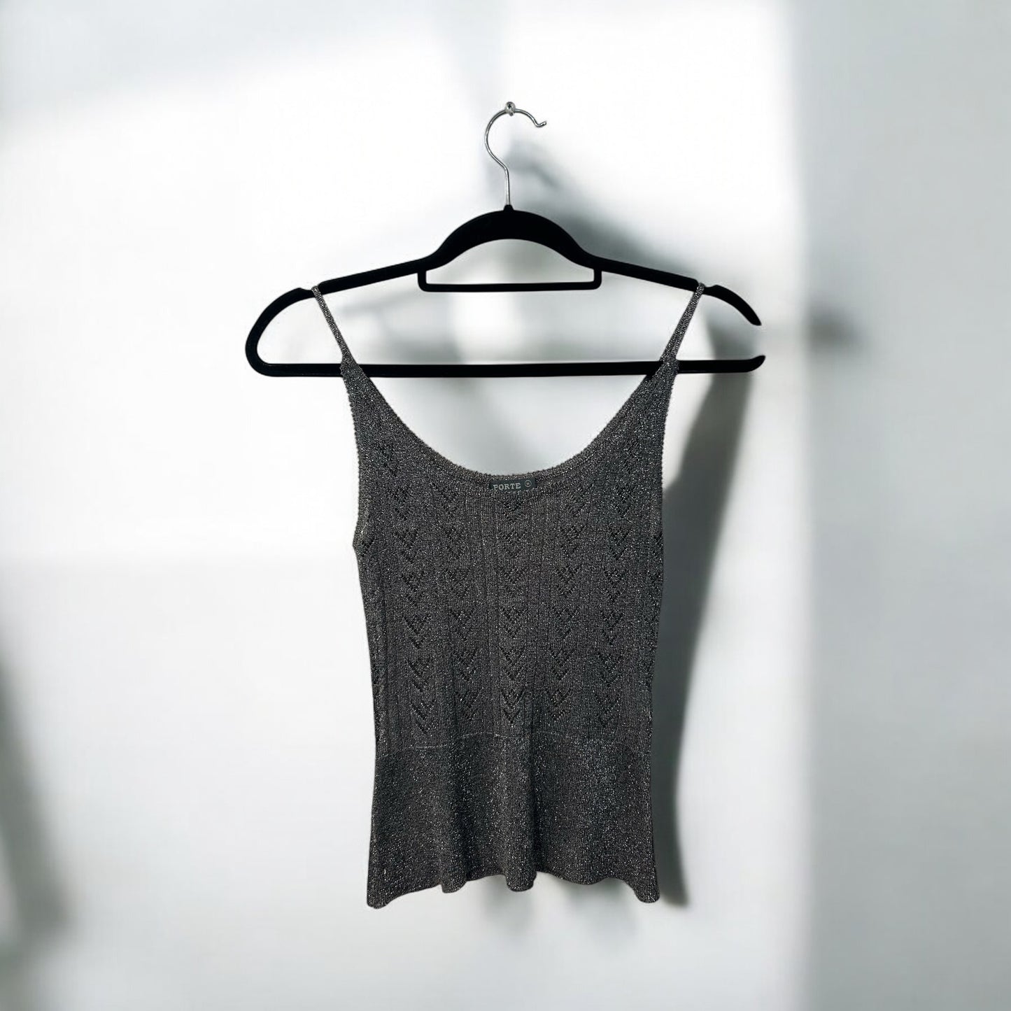Vintage Metallic knit top