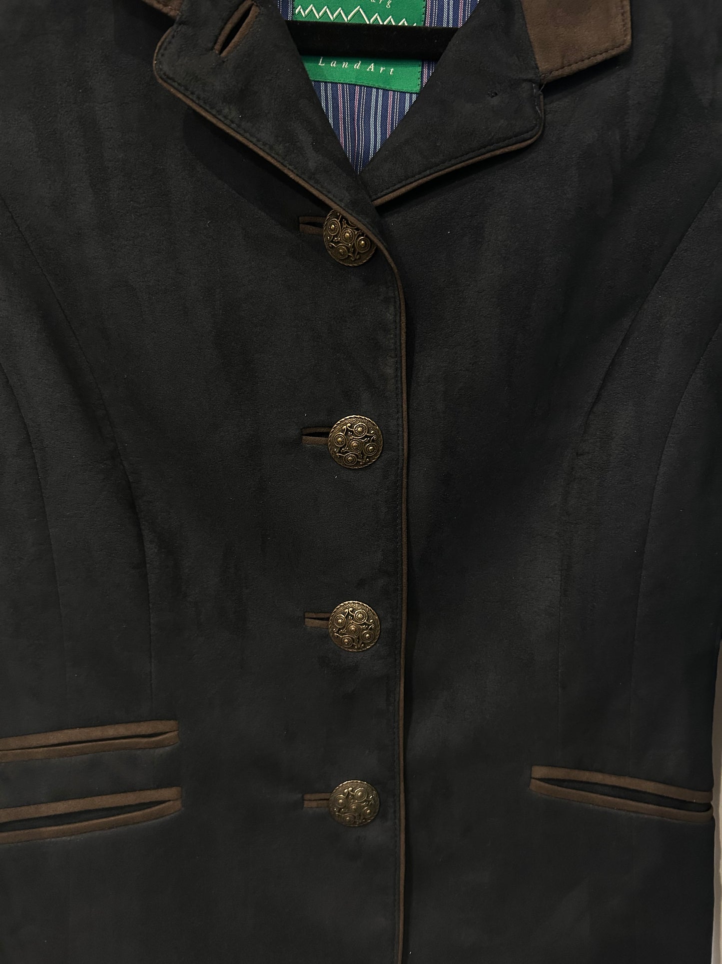 Vintage Schneiders Salzburg Suede Tailored Blazer