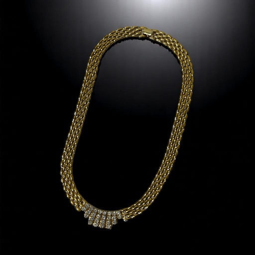 Vintage 14K gold plated necklace