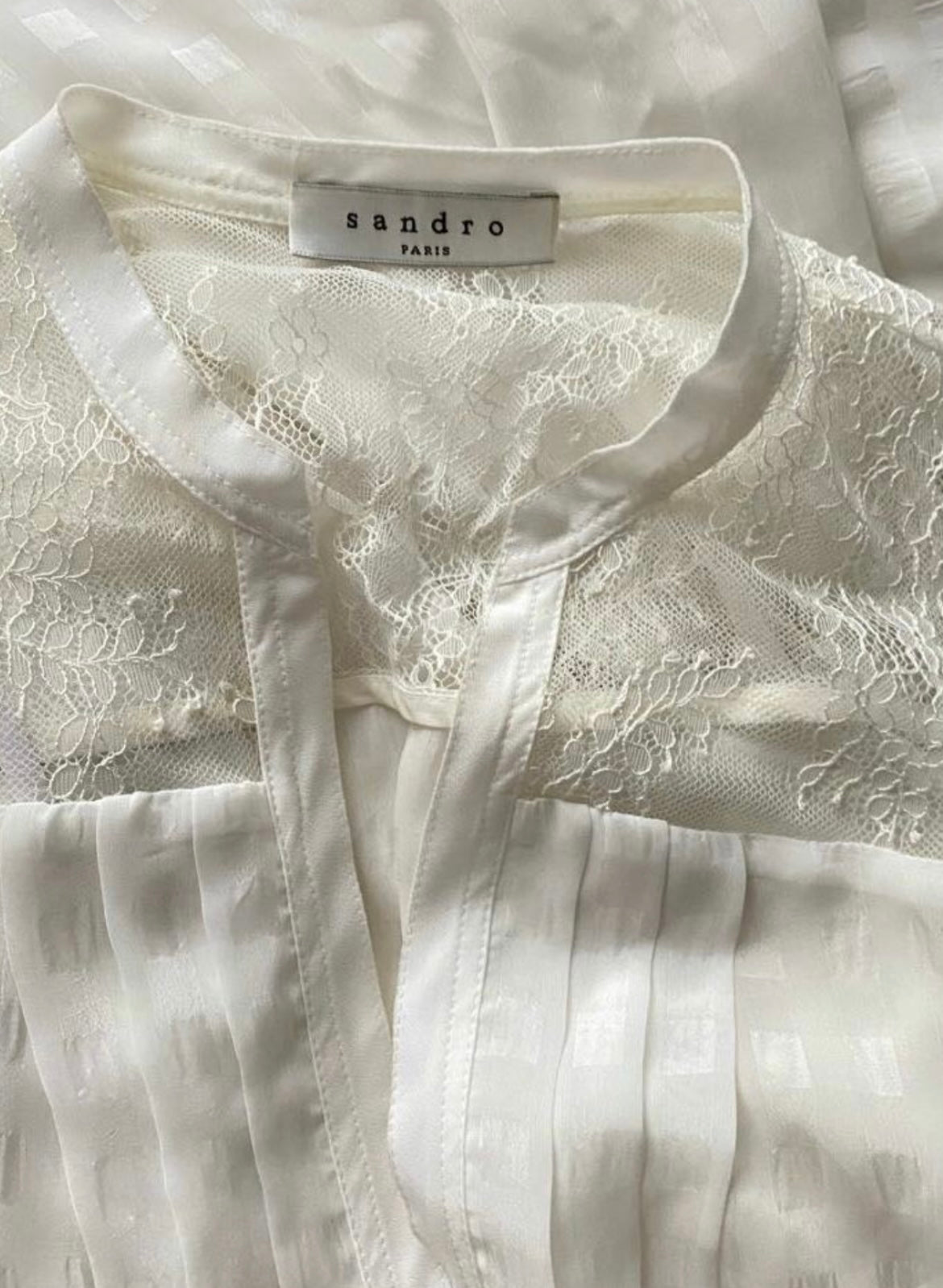 Sandro white dress