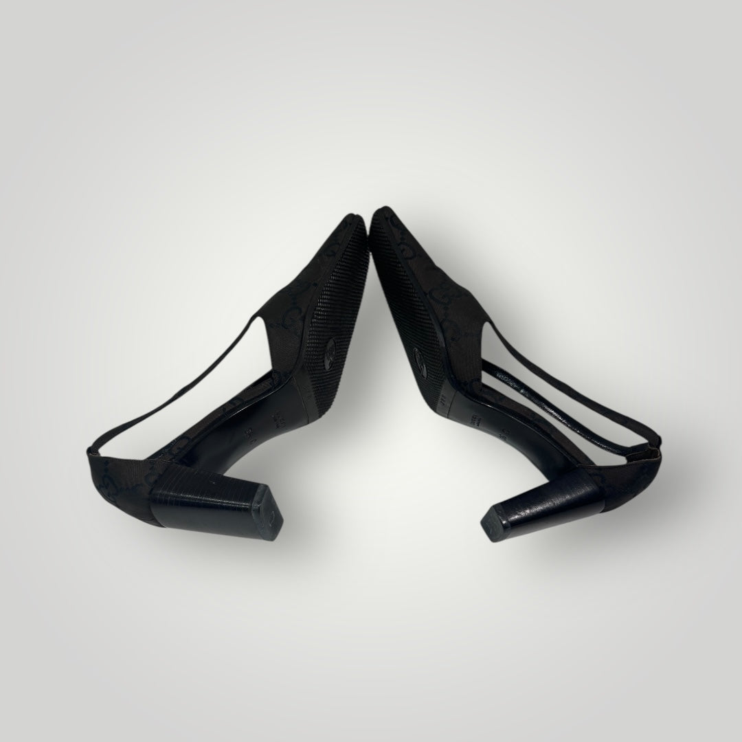 Vintage Gucci Jacquard Slingback Heels – Tom Ford Era