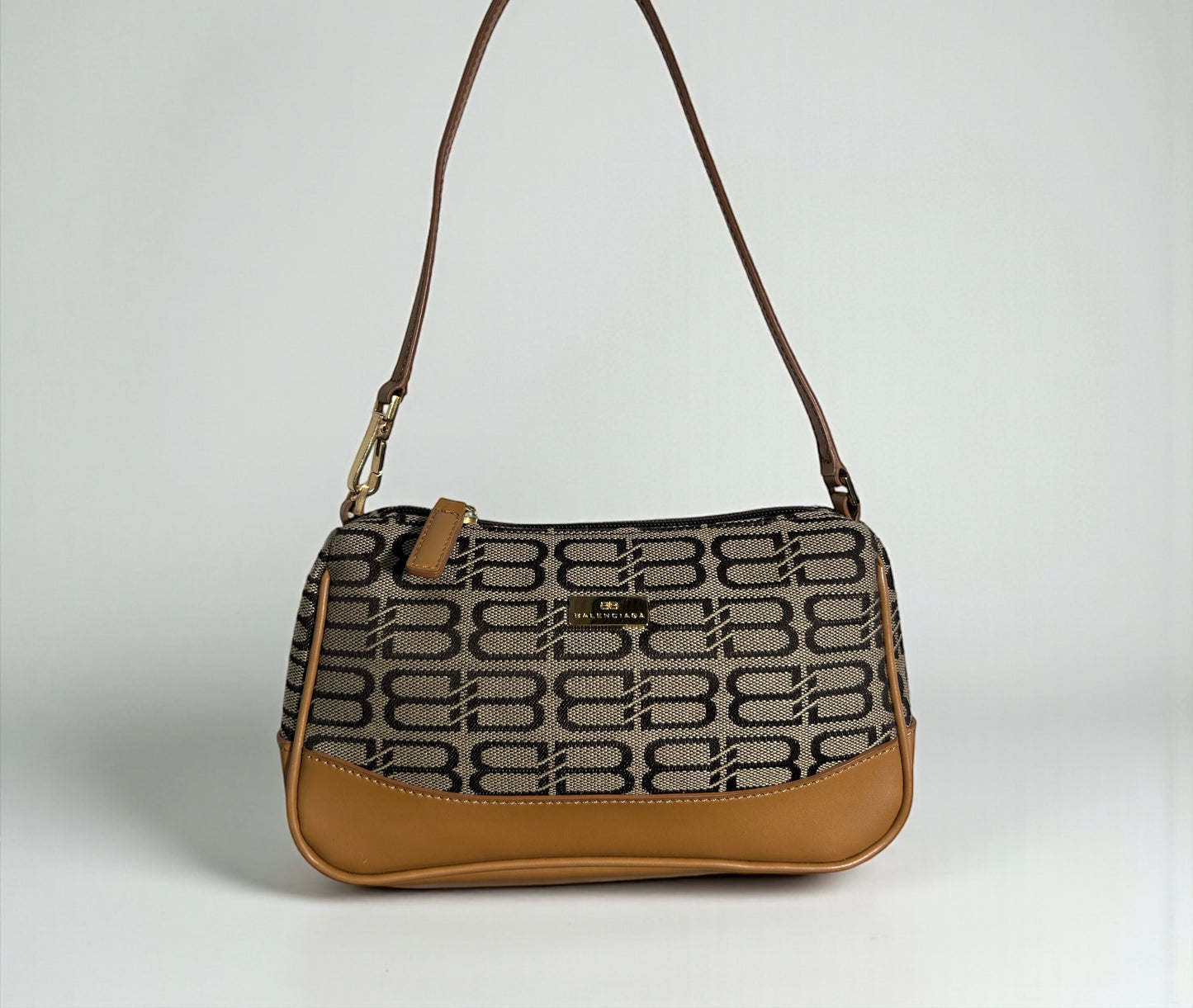 Vintage Balenciaga Monogram Shoulder Bag
