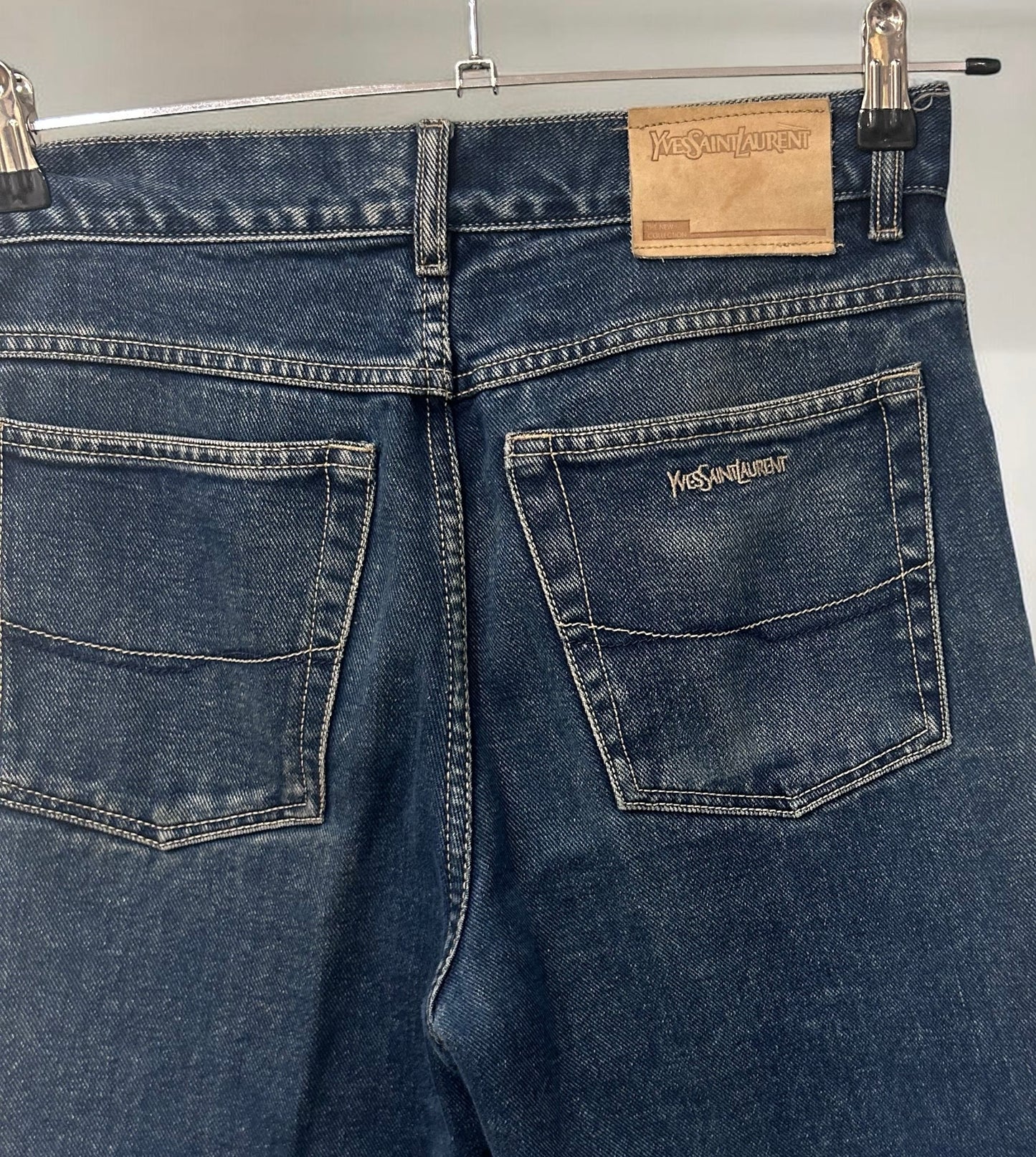 Vintage Yves Saint Laurent High-Waist Straight Leg Jeans|1990’s