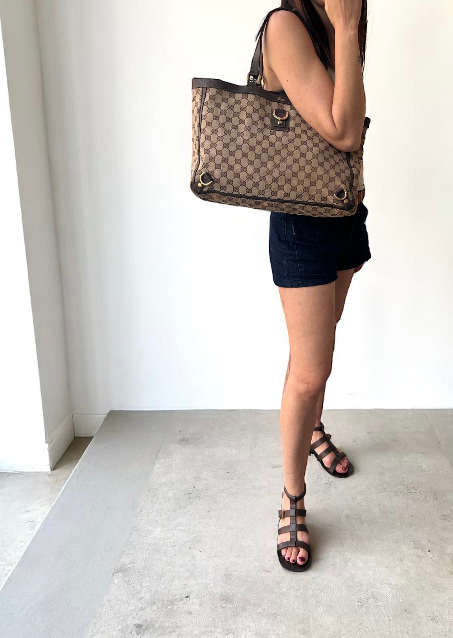 Vintage Gucci Abbey D- Ring bag