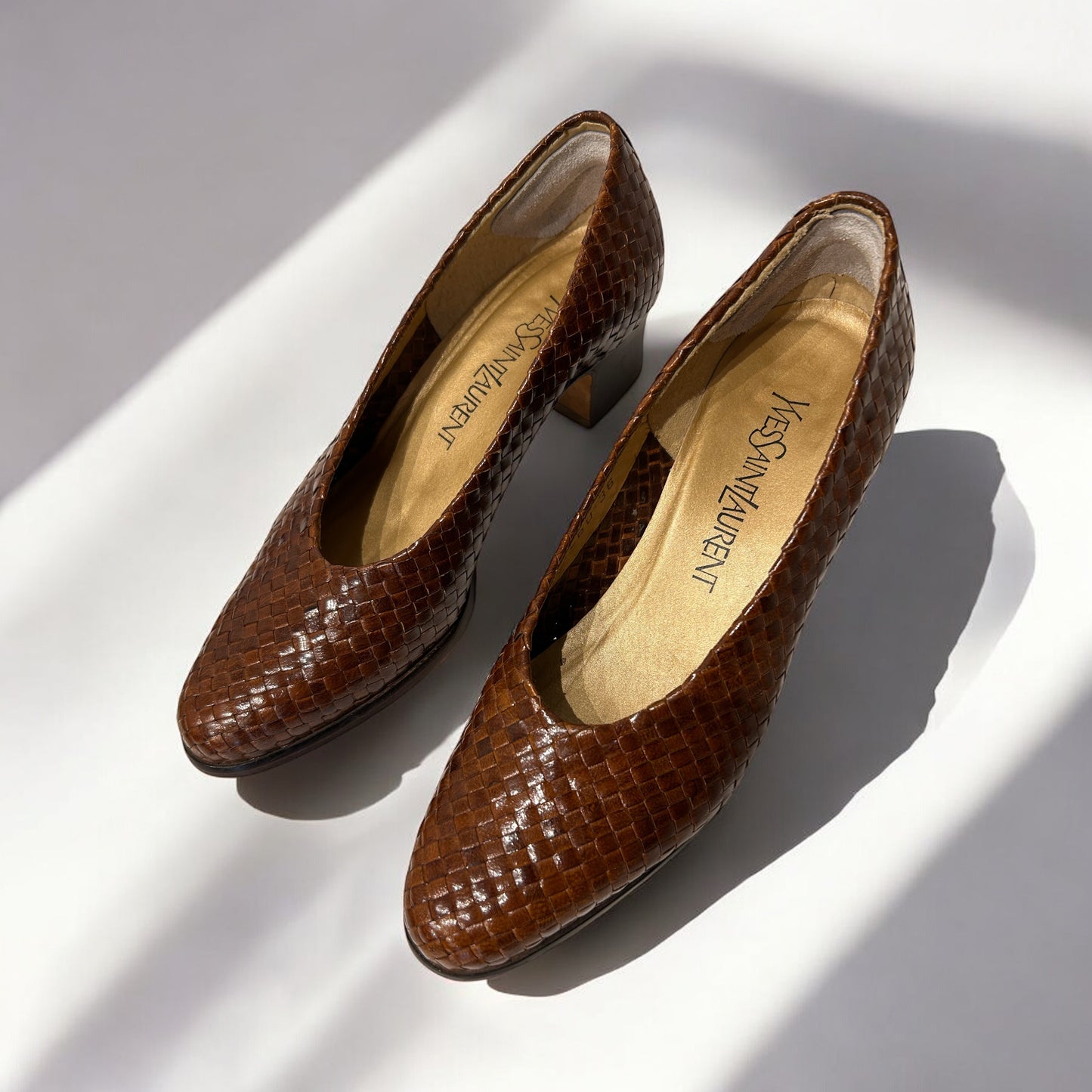 Vintage Ysl Braided shoes