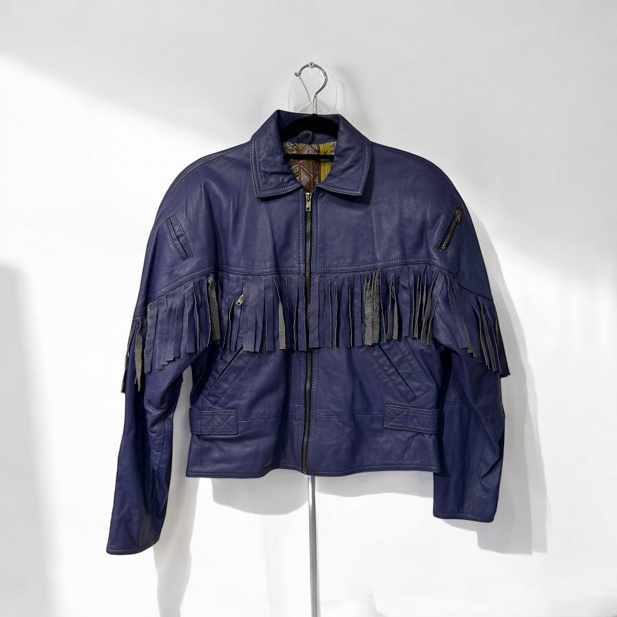 80’s Fringe Leather jacket