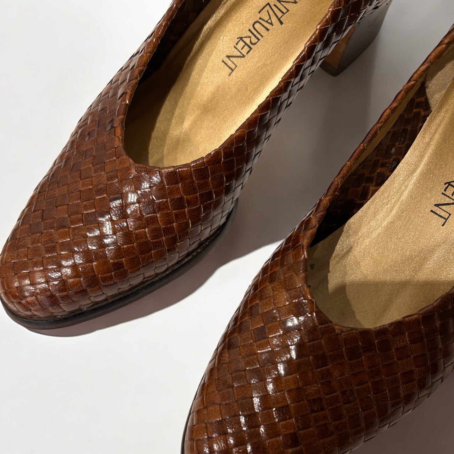 Vintage Ysl Braided shoes