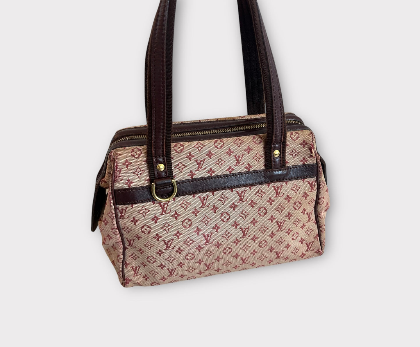 Louis Vuitton Monogram Mini Lin Josephine hand bag