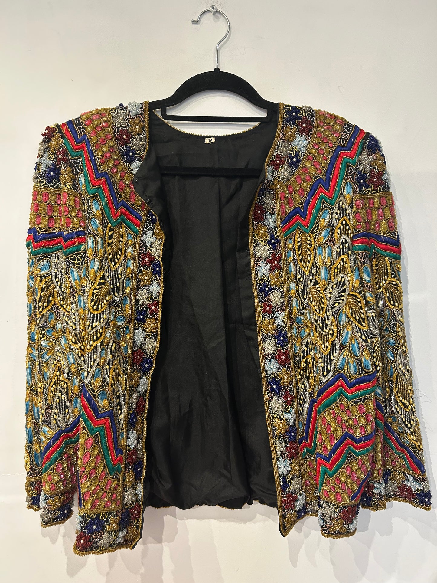 Vintage hand made beaded jacket