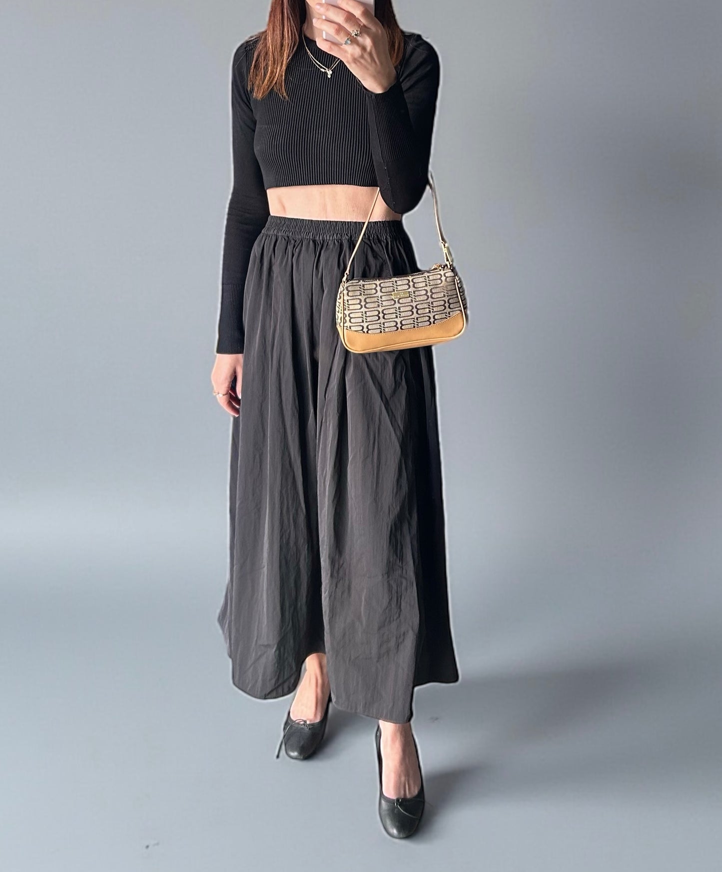 Vintage Balenciaga Monogram Shoulder Bag