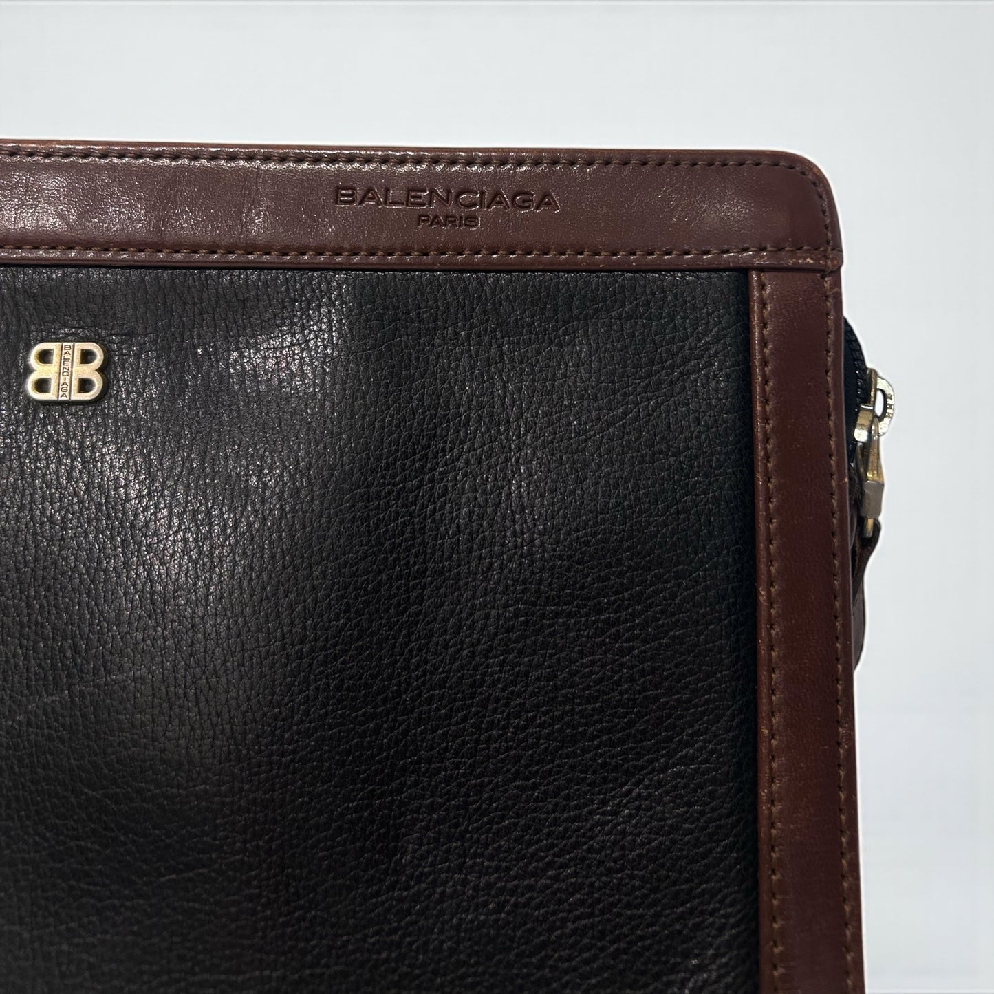 Vintage Balenciaga Leather Clutch