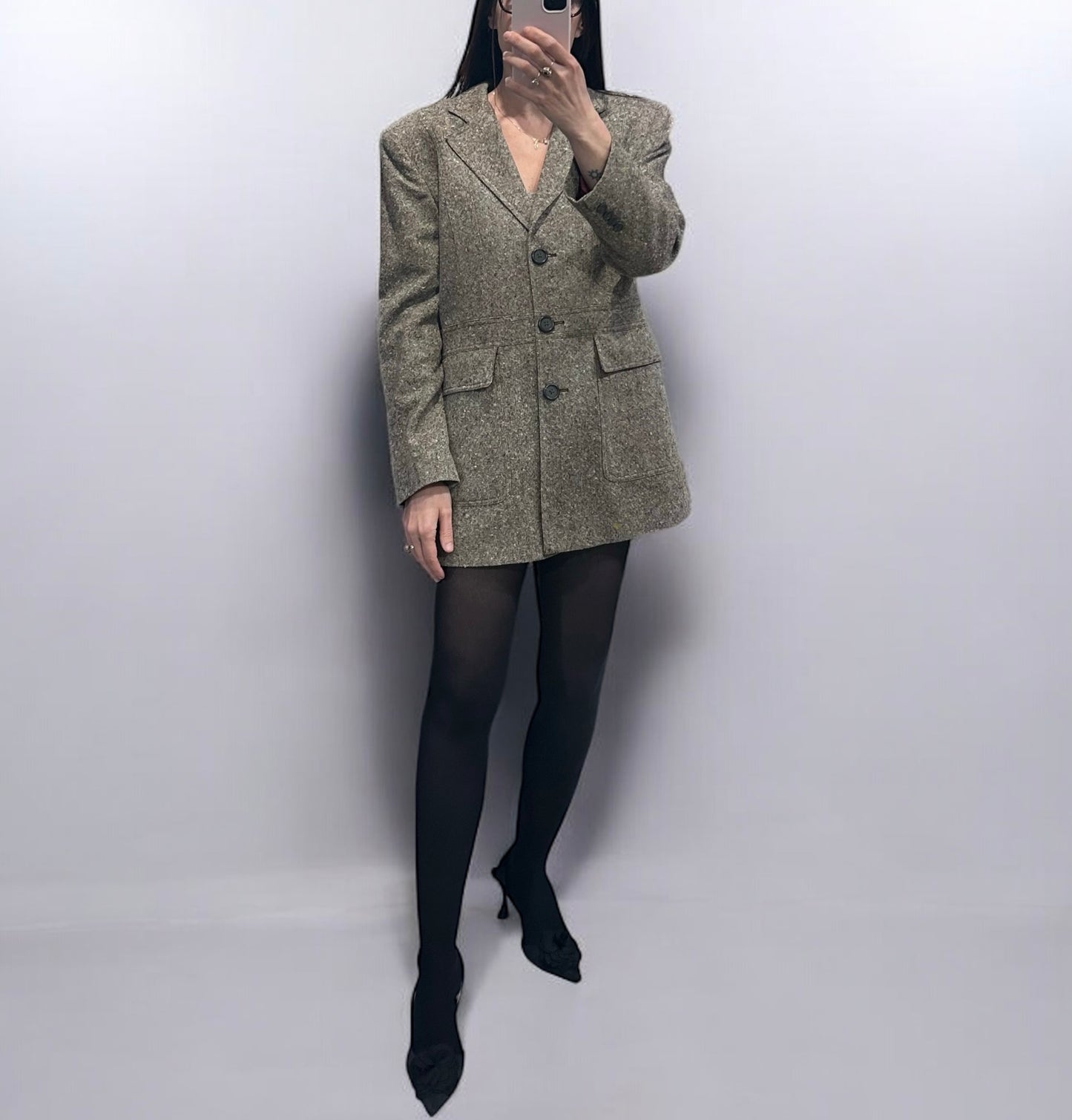 Vintage Lauren Ralph Lauren Wool Tweed Blazer -90׳s