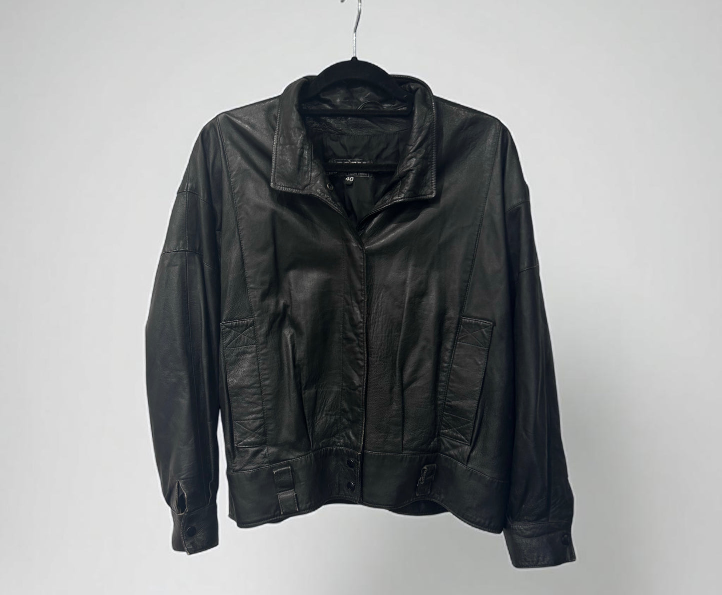 Vintage Reem Leather Bomber Jacket